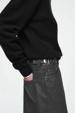 Online COS COAST WIDE-LEG JEANS BLACK