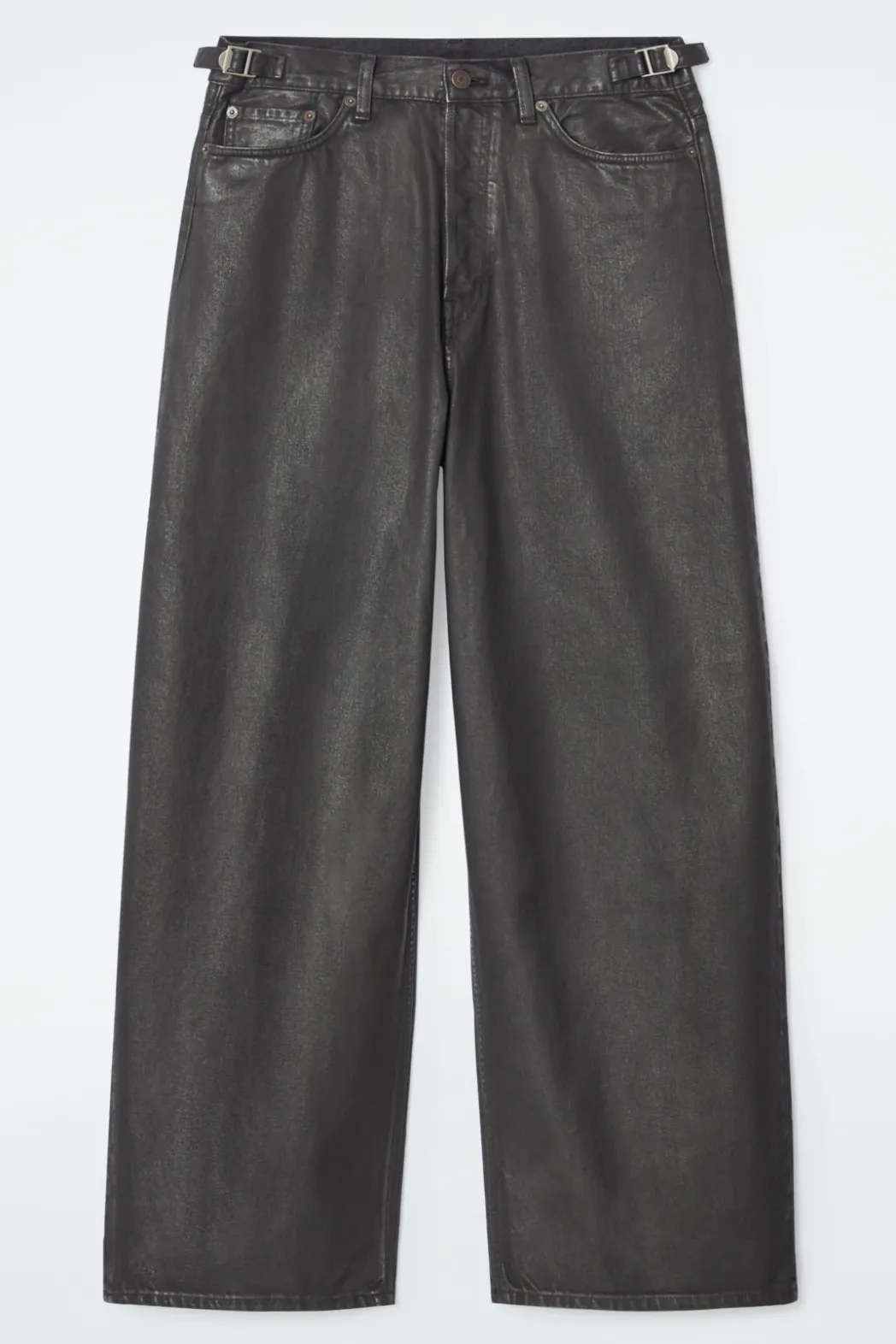 Online COS COAST WIDE-LEG JEANS BLACK