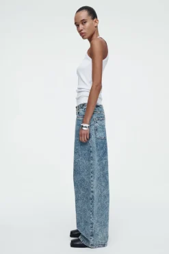 Discount COS COAST WIDE-LEG JEANS BLUE