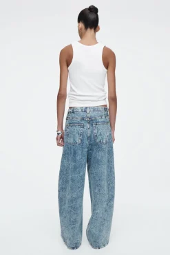 Discount COS COAST WIDE-LEG JEANS BLUE