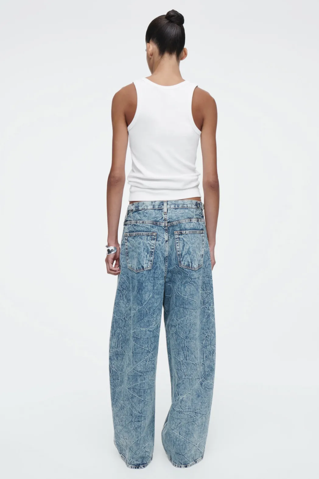 Discount COS COAST WIDE-LEG JEANS BLUE