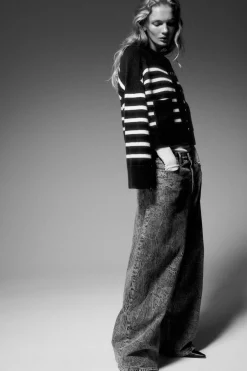 Discount COS COAST WIDE-LEG JEANS BLUE