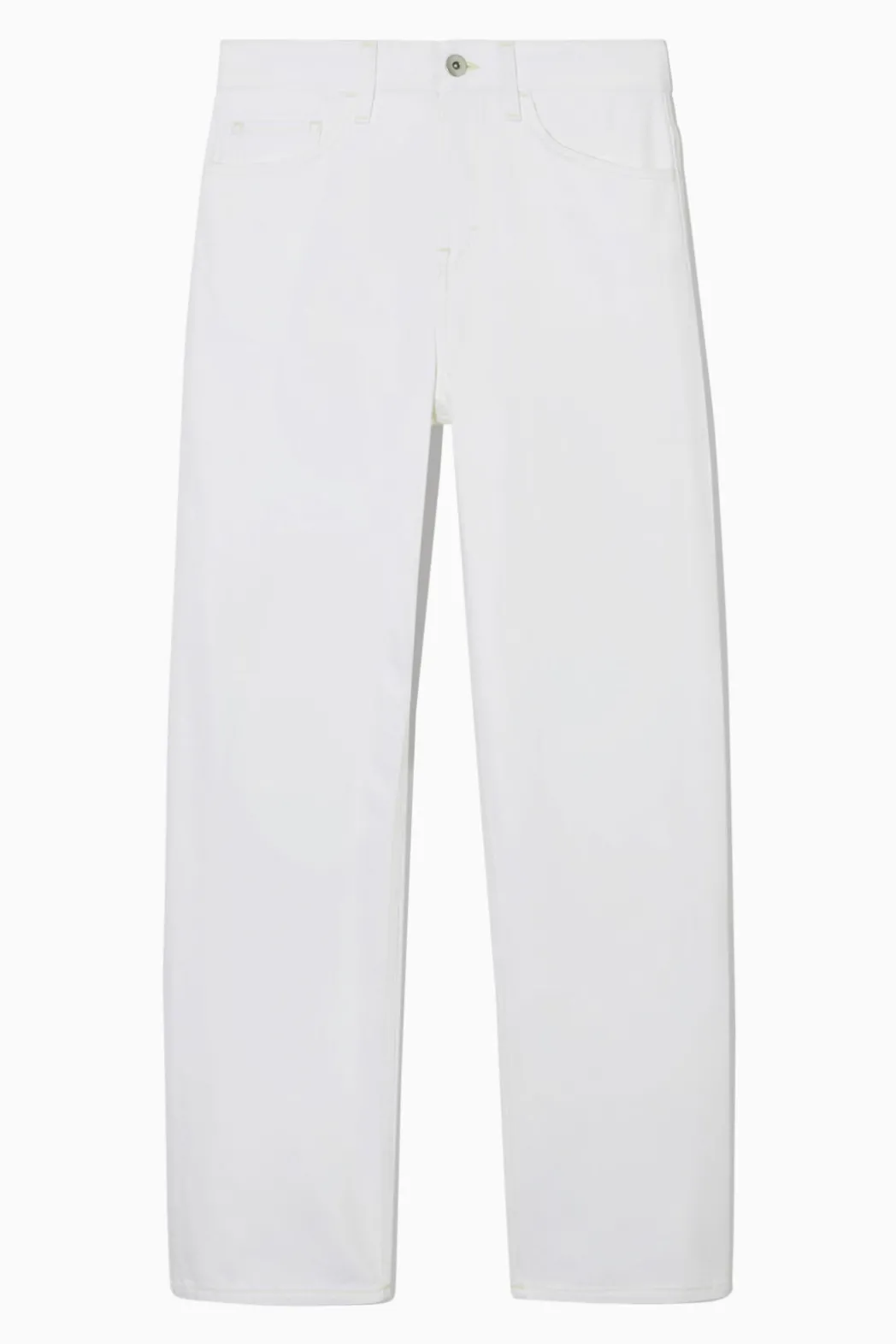 New COS COLUMN STRAIGHT-LEG JEANS WHITE