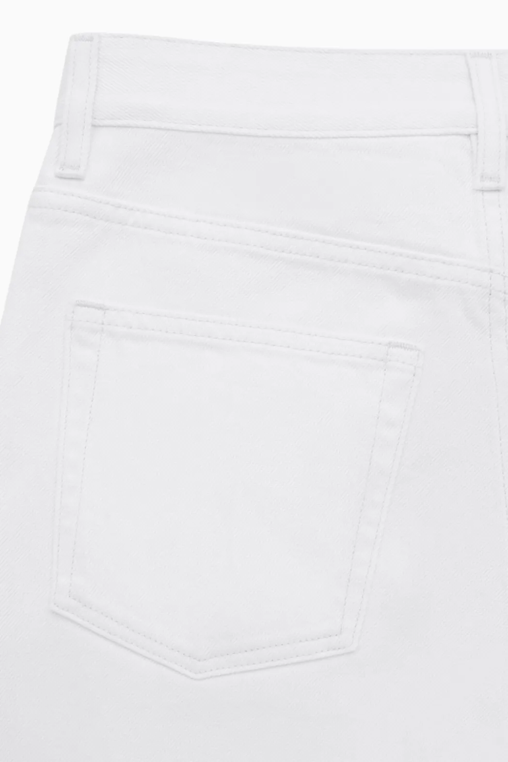 New COS COLUMN STRAIGHT-LEG JEANS WHITE