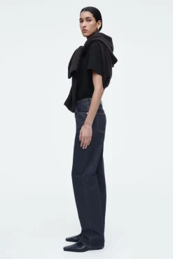 Best COS COLUMN STRAIGHT-LEG JEANS DARK BLUE