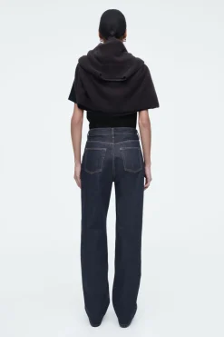 Best COS COLUMN STRAIGHT-LEG JEANS DARK BLUE