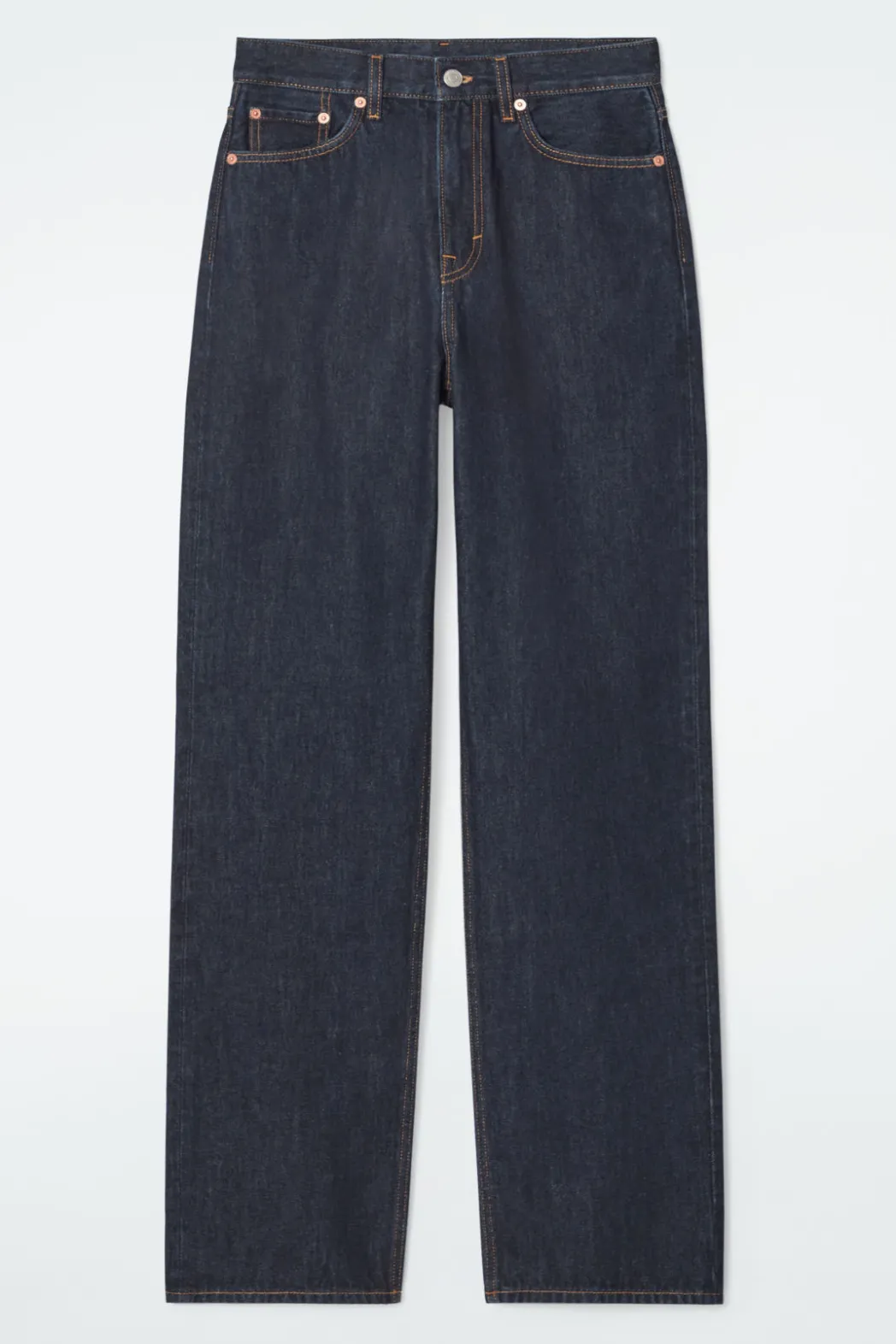 Best COS COLUMN STRAIGHT-LEG JEANS DARK BLUE