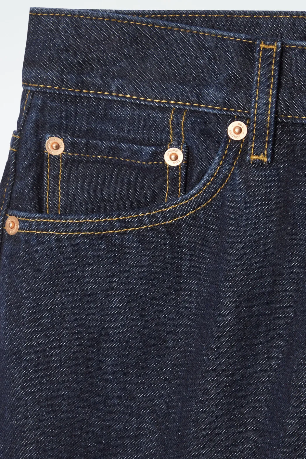 Best COS COLUMN STRAIGHT-LEG JEANS DARK BLUE