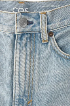 COS COLUMN STRAIGHT-LEG JEANS LIGHT BLUE