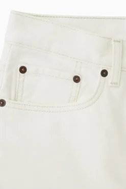 Online COS COLUMN STRAIGHT-LEG JEANS CHALK