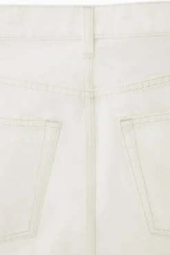 Online COS COLUMN STRAIGHT-LEG JEANS CHALK