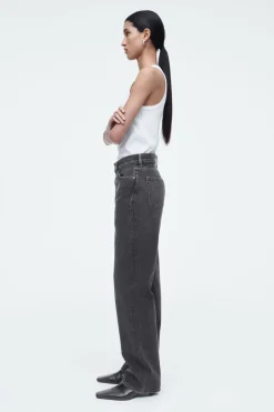 Outlet COS COLUMN STRAIGHT-LEG JEANS FADED BLACK