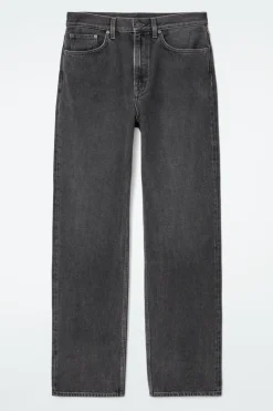 Outlet COS COLUMN STRAIGHT-LEG JEANS FADED BLACK