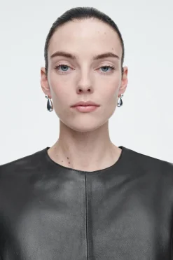 Online COS CONVERTIBLE CHUNKY DROPLET EARRINGS SILVER