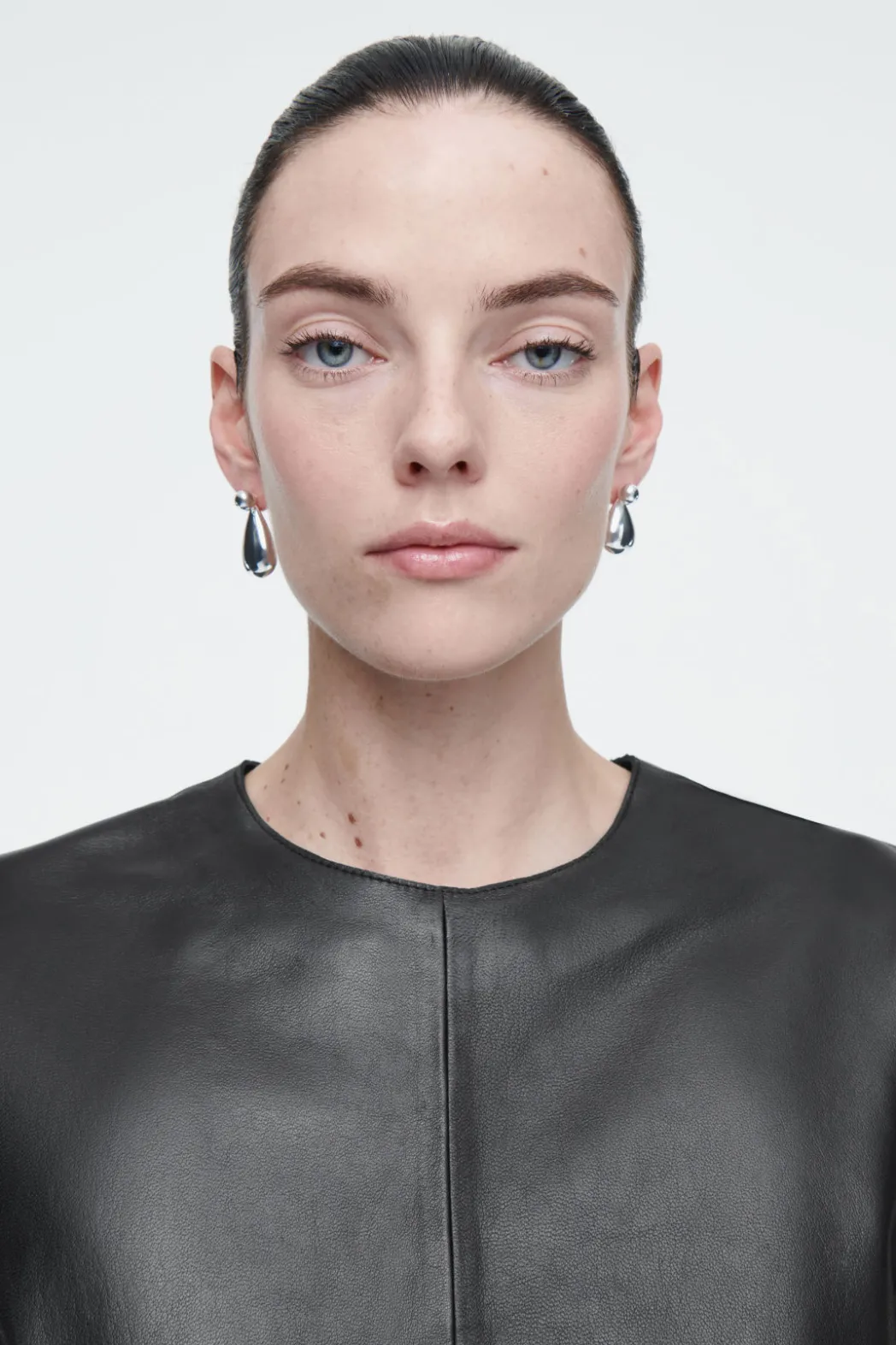 Online COS CONVERTIBLE CHUNKY DROPLET EARRINGS SILVER