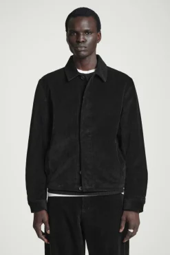 Sale COS CORDUROY OVERSHIRT BLACK