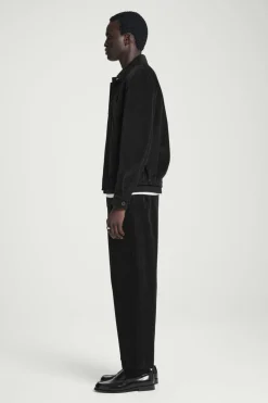 Sale COS CORDUROY OVERSHIRT BLACK