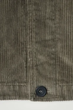 Outlet COS CORDUROY OVERSHIRT DARK KHAKI