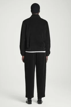 Best COS CORDUROY WIDE-LEG PANTS BLACK