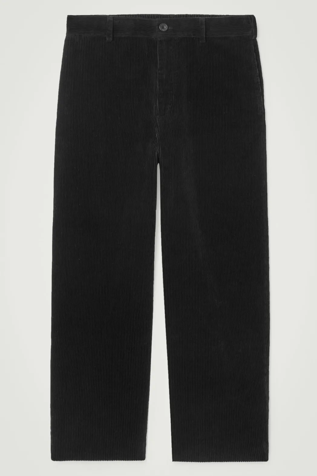 Best COS CORDUROY WIDE-LEG PANTS BLACK