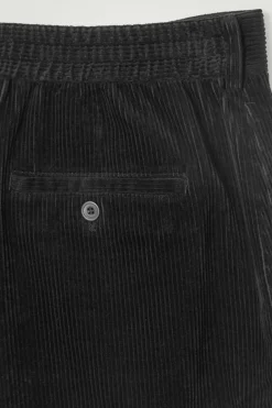 Best COS CORDUROY WIDE-LEG PANTS BLACK
