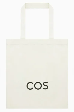 Hot COS EQUALITY CANVAS TOTE BAG WHITE