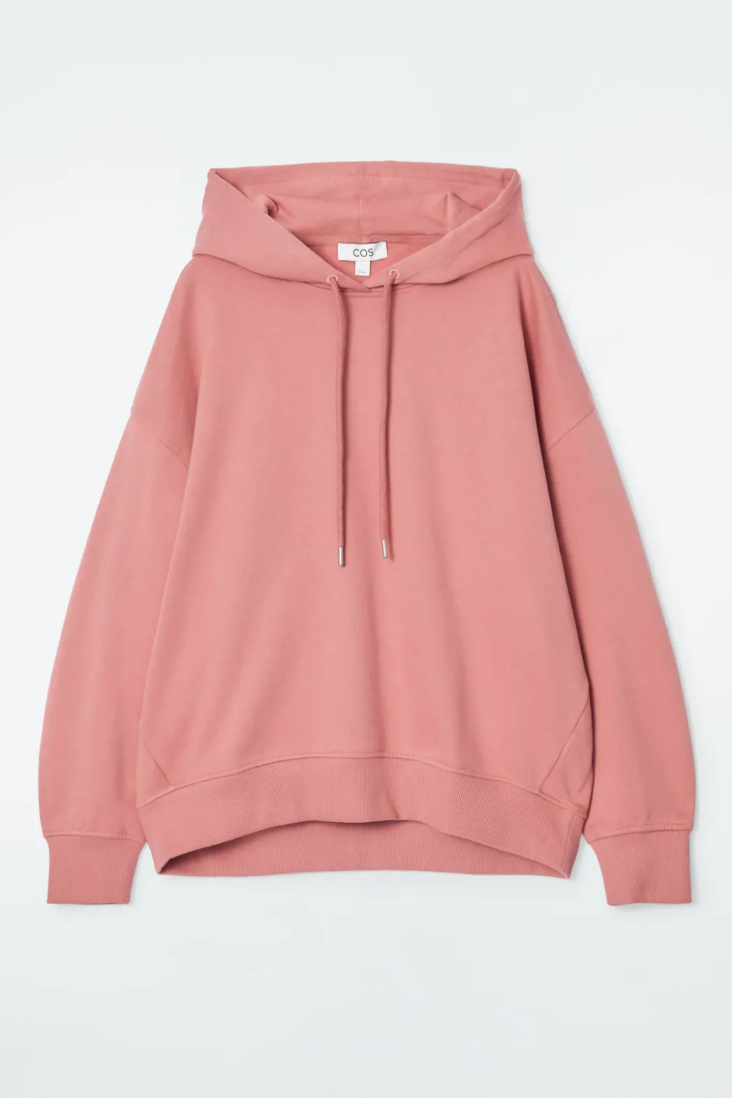 Best COS COTTON-JERSEY HOODIE DUSTY PINK