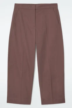 Outlet COS COTTON-TWILL CHINOS BROWN