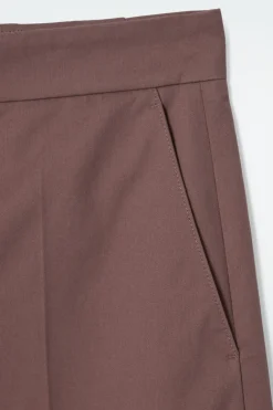 Outlet COS COTTON-TWILL CHINOS BROWN