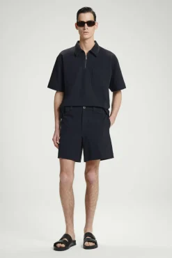Clearance COS COTTON-TWILL SWEAT SHORTS NAVY
