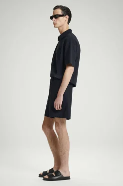 Clearance COS COTTON-TWILL SWEAT SHORTS NAVY