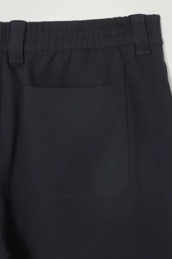 Clearance COS COTTON-TWILL SWEAT SHORTS NAVY