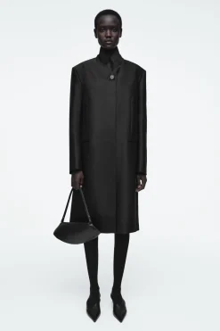 Best COS COVE CLUTCH - LEATHER BLACK