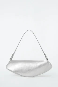 Outlet COS COVE CLUTCH - LEATHER SILVER