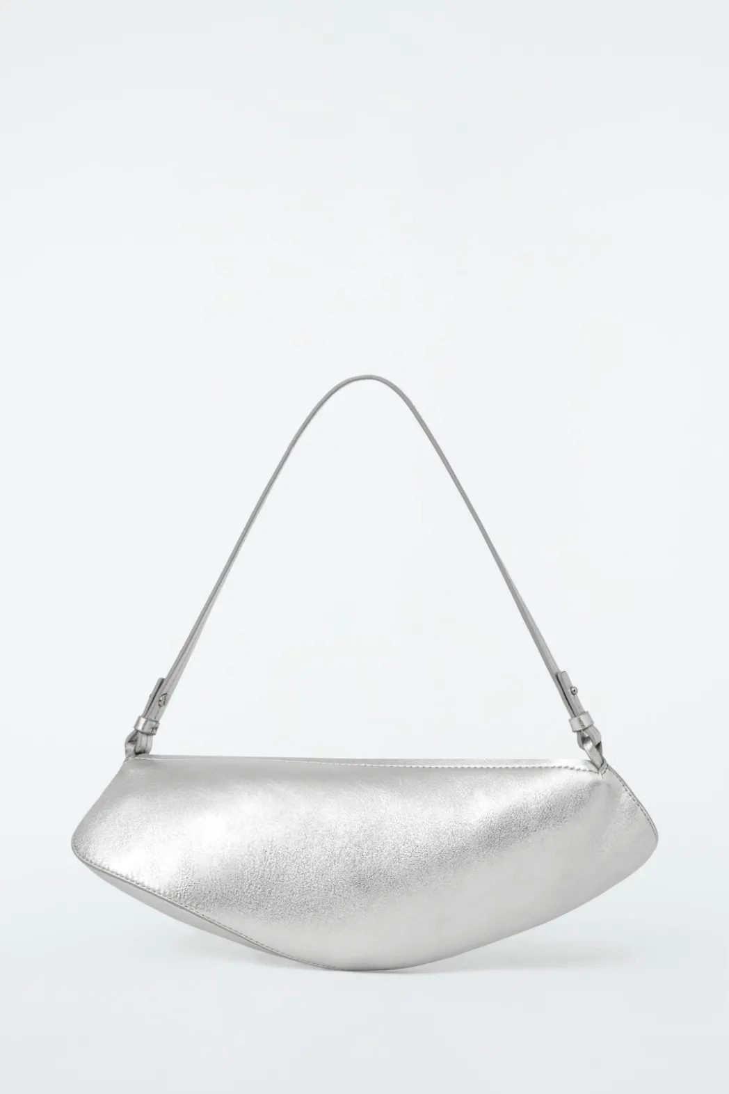 Outlet COS COVE CLUTCH - LEATHER SILVER