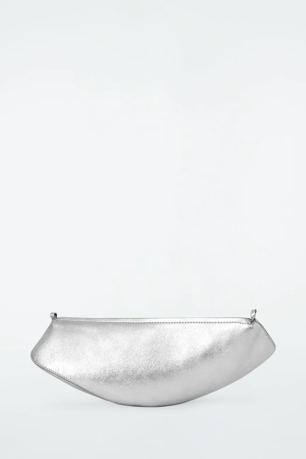 Outlet COS COVE CLUTCH - LEATHER SILVER