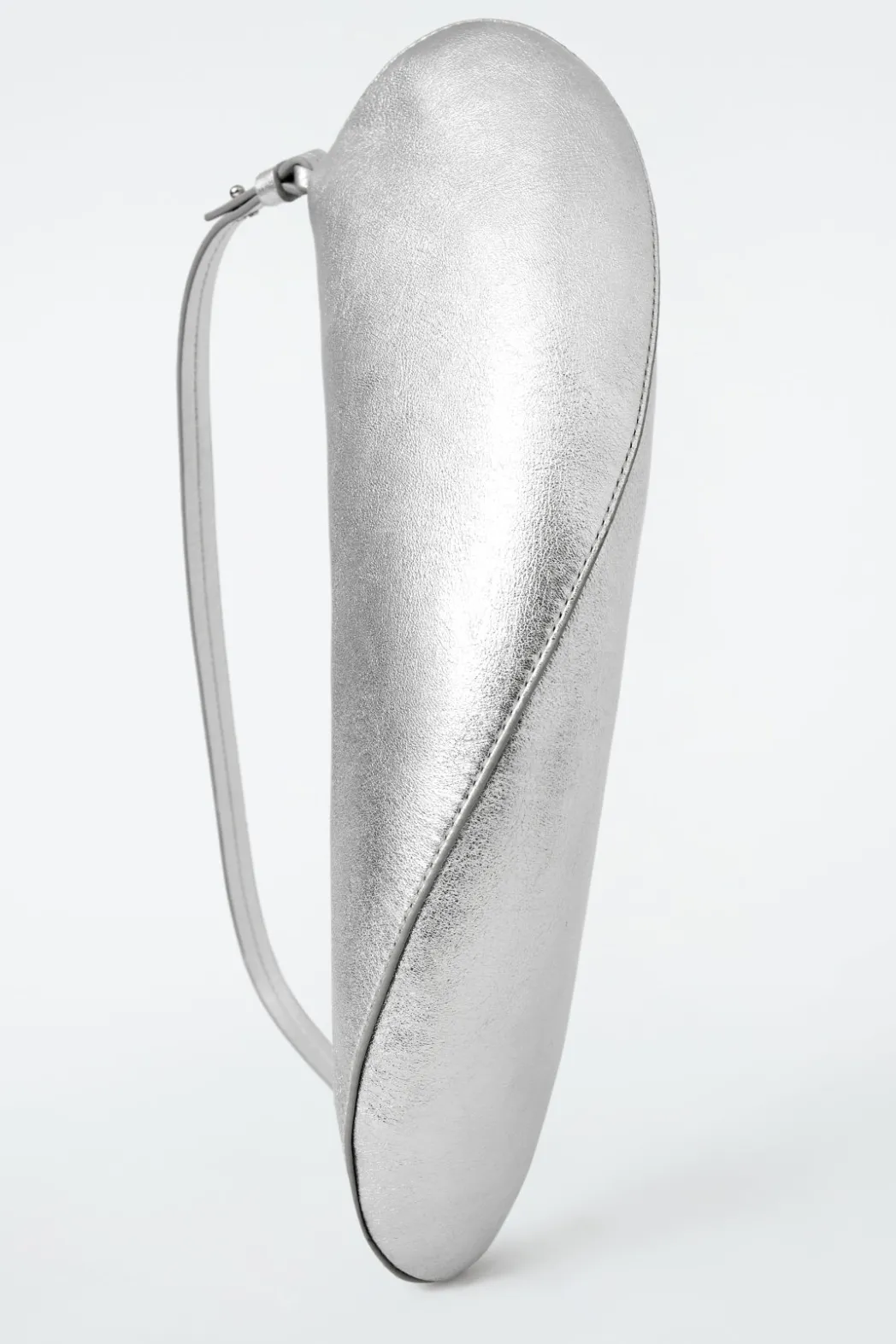 Outlet COS COVE CLUTCH - LEATHER SILVER