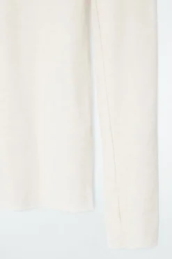 COS CREW-NECK MERINO WOOL TOP OFF-WHITE