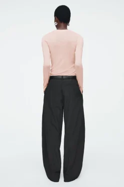 Online COS CREW-NECK MERINO WOOL TOP PEACH