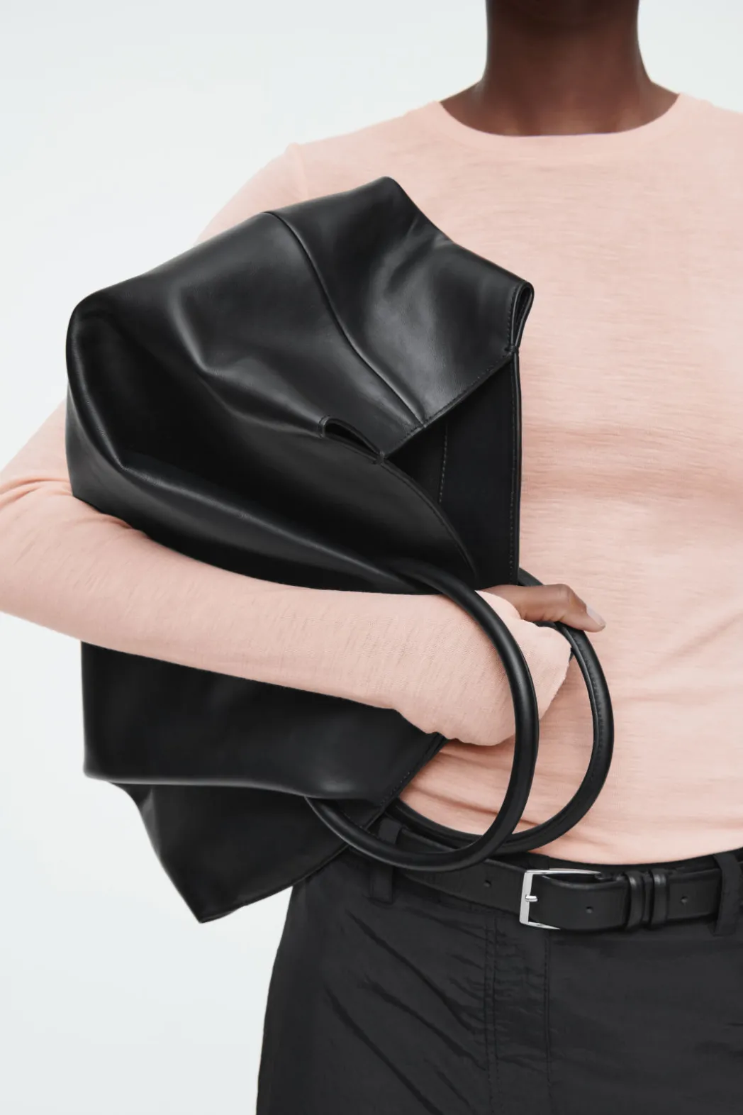 Online COS CREW-NECK MERINO WOOL TOP PEACH