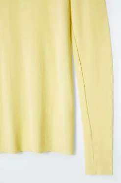 Sale COS CREW-NECK MERINO WOOL TOP LIGHT YELLOW