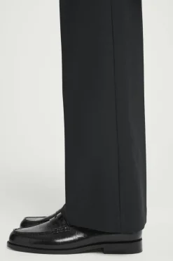 Hot COS CROC-EFFECT LEATHER LOAFERS BLACK