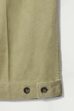 Online COS CROPPED BARREL-LEG PANTS KHAKI