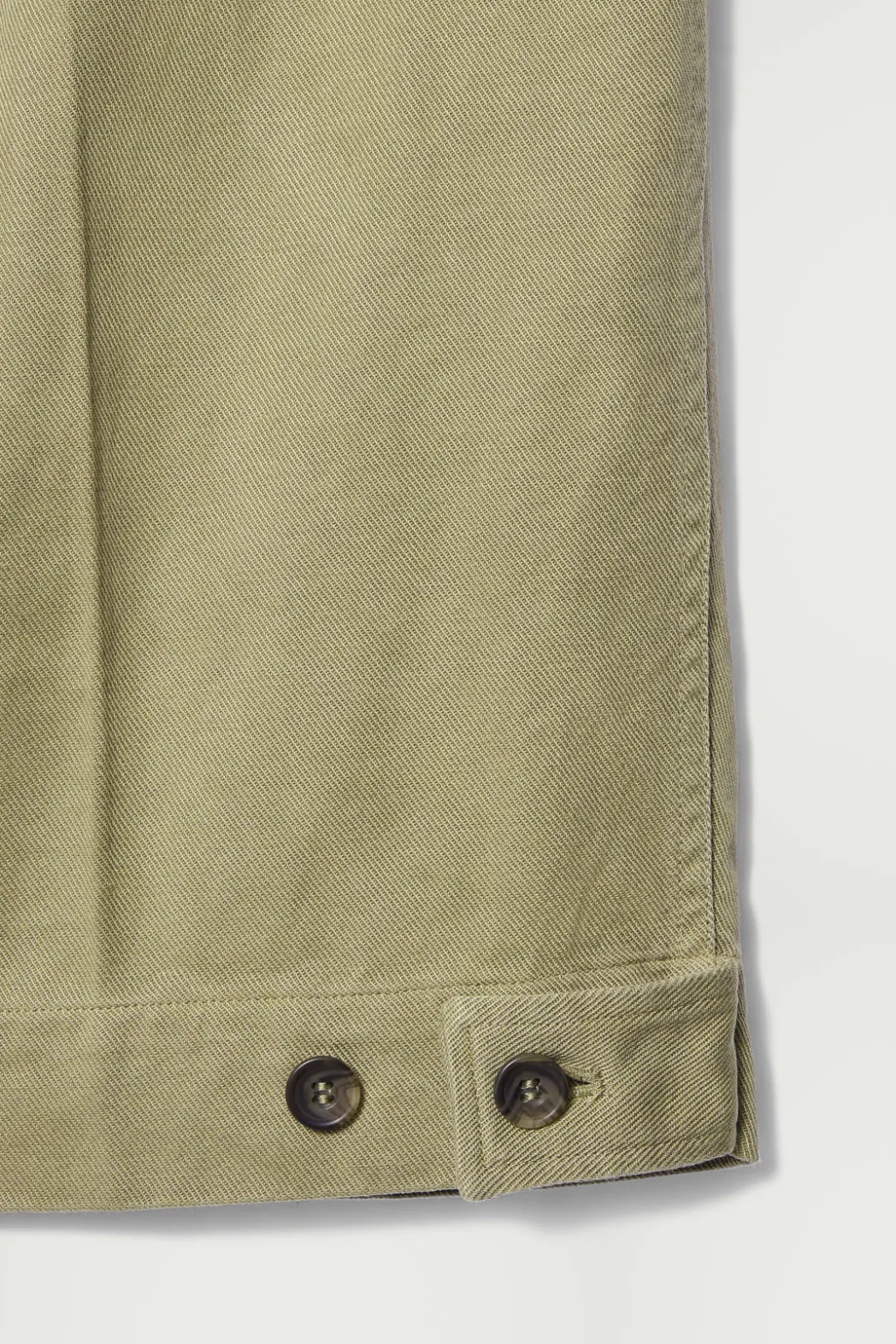 Online COS CROPPED BARREL-LEG PANTS KHAKI