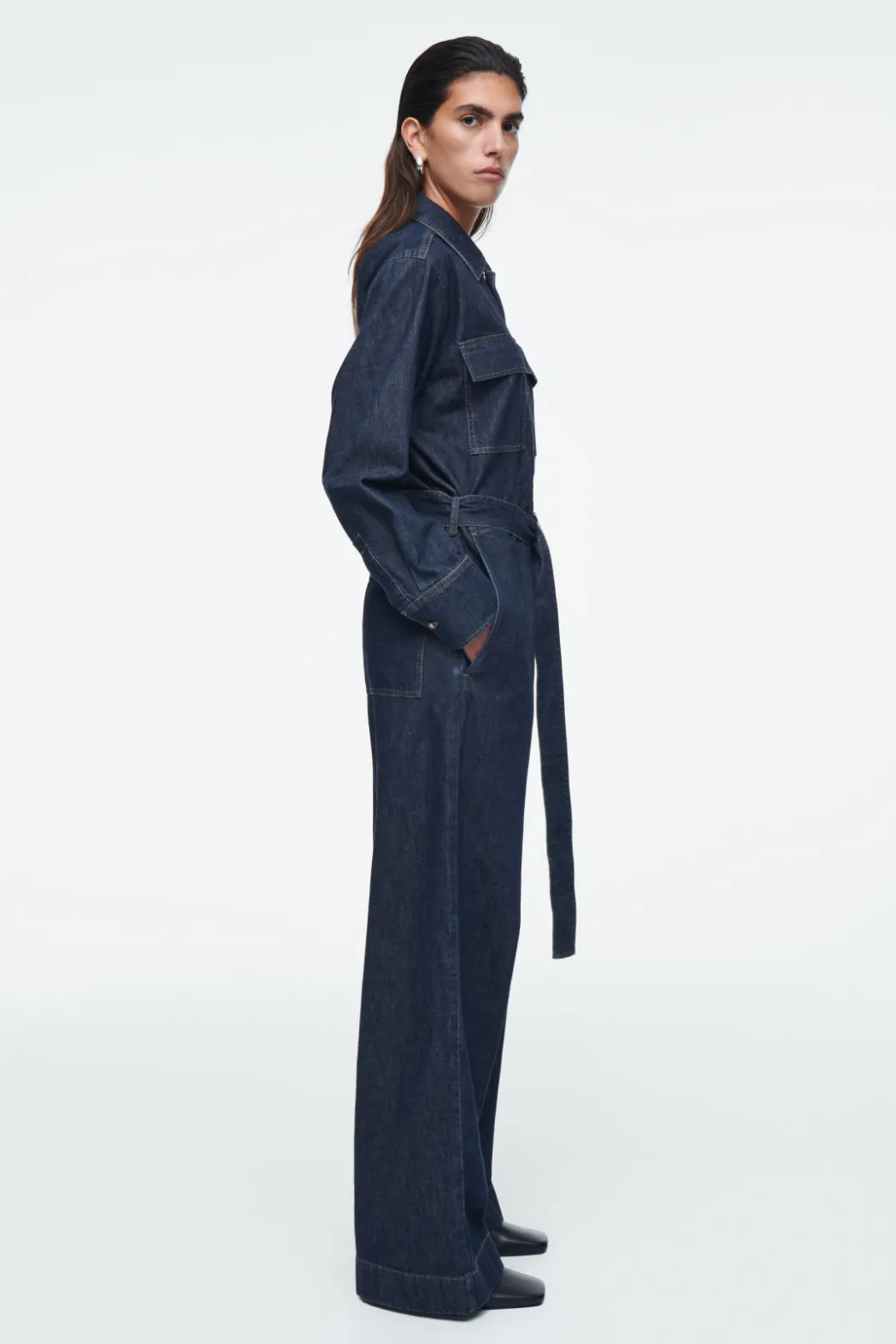 Sale COS DENIM BOILERSUIT INDIGO