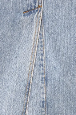 COS DENIM MAXI SKIRT WASHED LIGHT BLUE