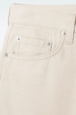 Hot COS DENIM MAXI SKIRT IVORY