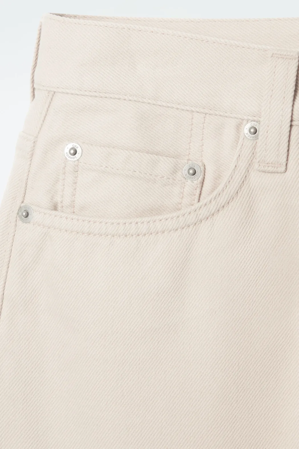 Hot COS DENIM MAXI SKIRT IVORY