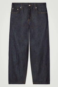 COS DOME RAW SELVEDGE STRAIGHT-LEG JEANS RAW INDIGO