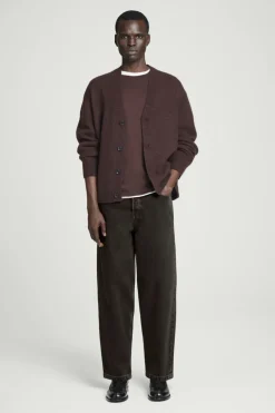 New COS DOME STRAIGHT-LEG JEANS BLACK